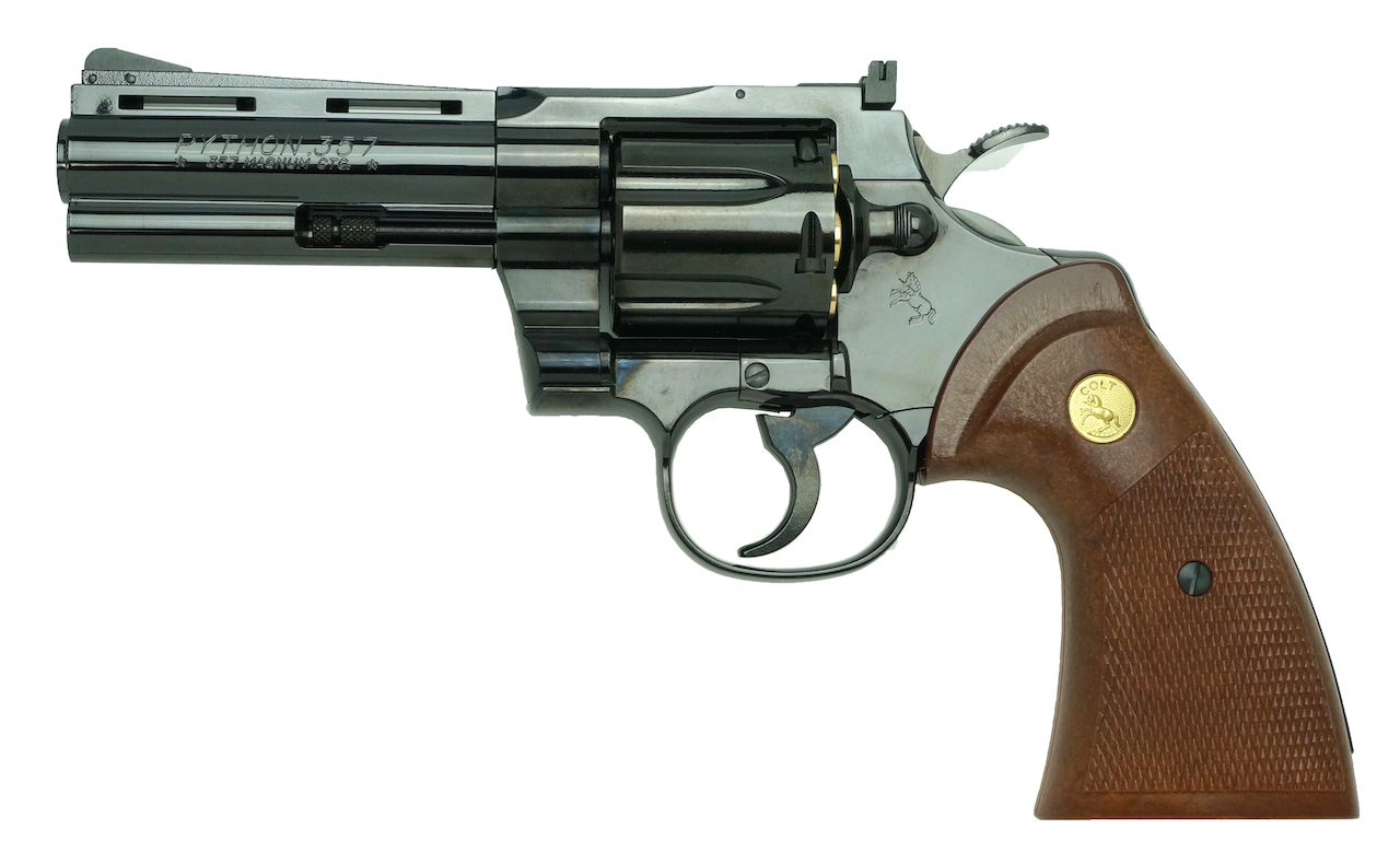 Colt Python .357Magnum 4inch “R-model” スチールフィニッシュ