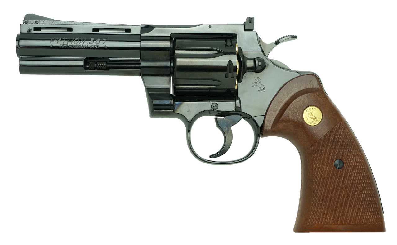 Colt Python .357Magnum 4inch “R-model” スチールフィニッシュ